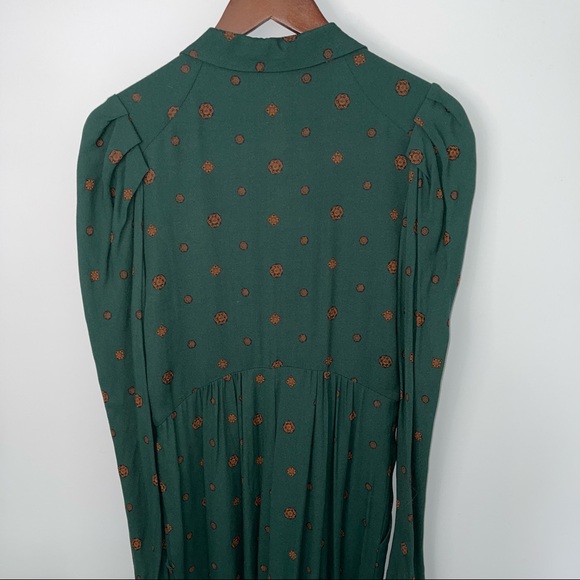 Free People Jade Star Eyes Jumpsuit S Forest Green NWOT - Picture 8 of 10